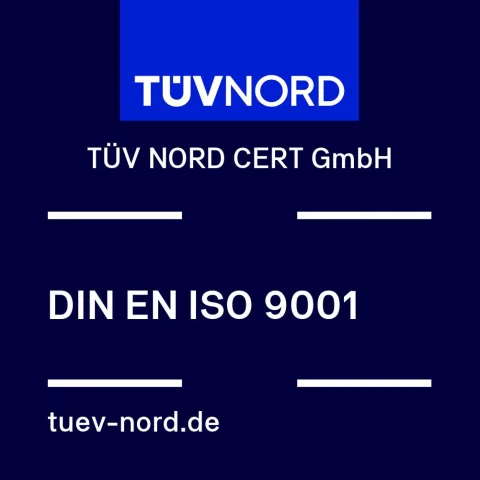 TÜV Siegel DIN EN ISO 9001
